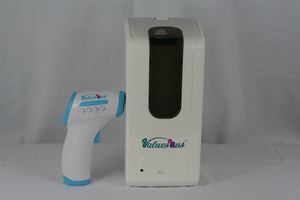 Non-Contact Hand Sanitizing Dispenser and Non-Contact Thermometer Combo Pack
