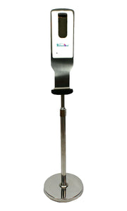 ValuesRus Stainless Steel Floor Stand for Non Contact Hand Sanitizing Dispensers